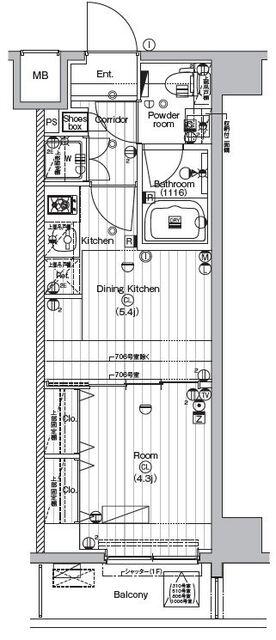 間取図(平面図)