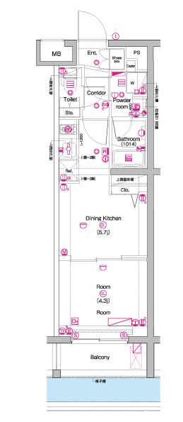 間取図(平面図)