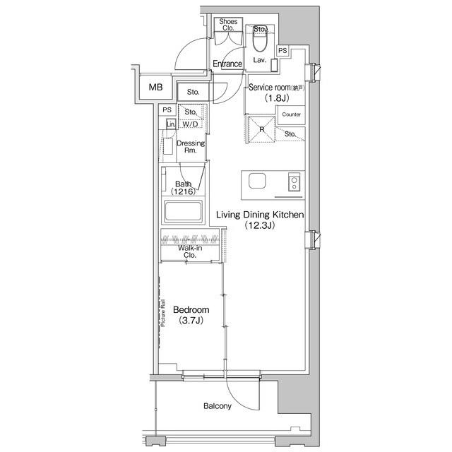 間取図(平面図)