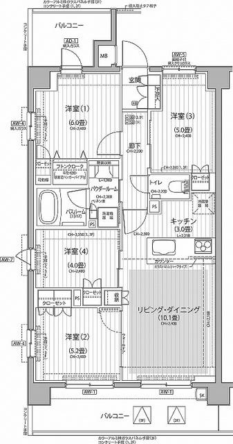 間取図(平面図)