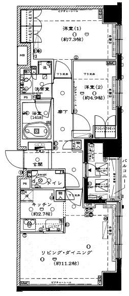 間取図(平面図)