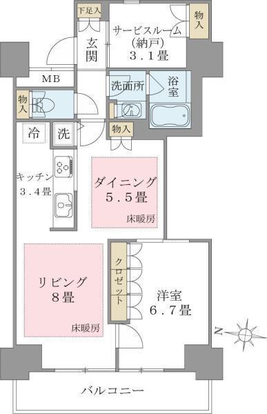 間取図(平面図)