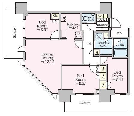 間取図(平面図)