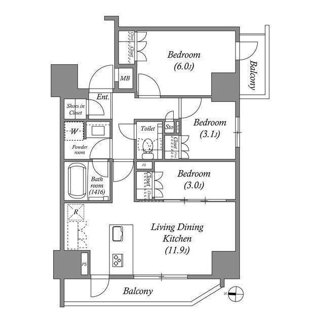 間取図(平面図)