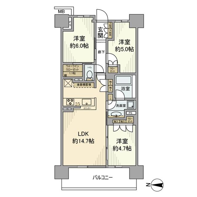 間取図(平面図)