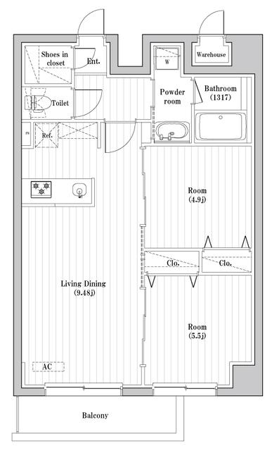 間取図(平面図)