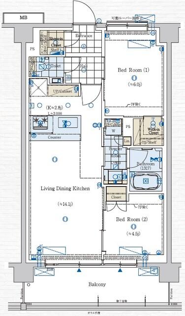 間取図(平面図)
