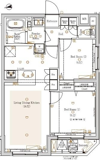 間取図(平面図)