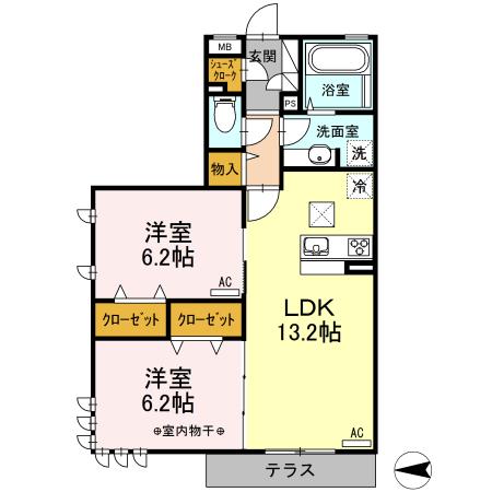  間取り図写真
