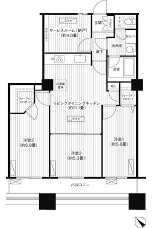 間取図(平面図)