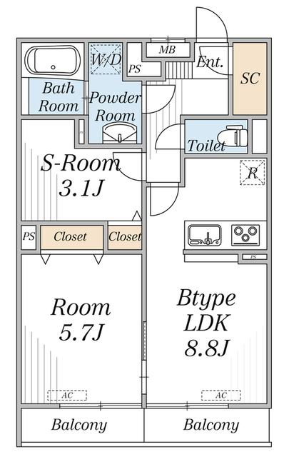間取図(平面図)