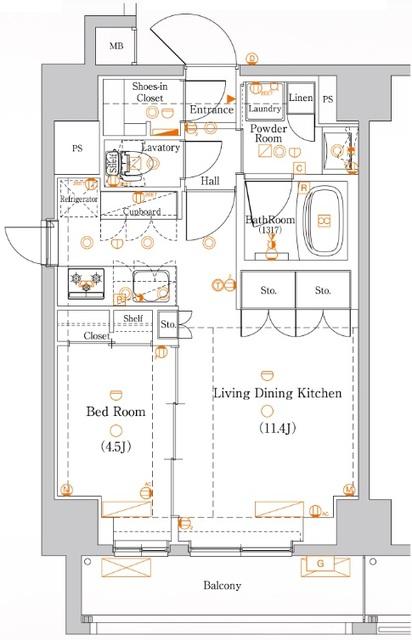 間取図(平面図)