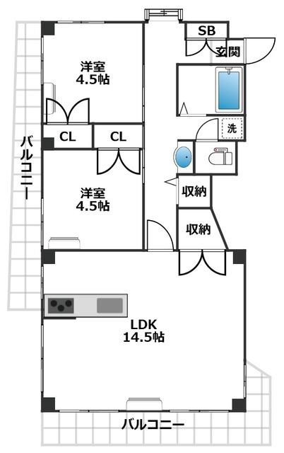 間取図(平面図)