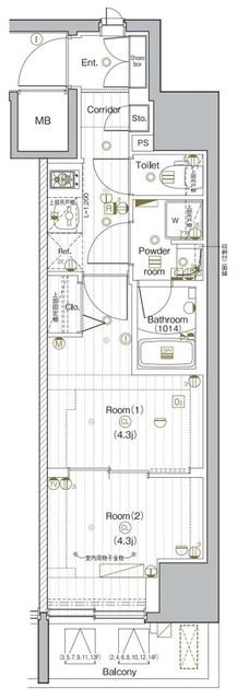 間取図(平面図)