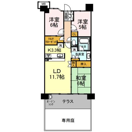  間取り図写真