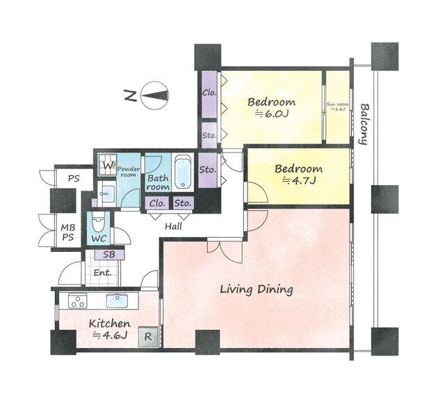 間取図(平面図)
