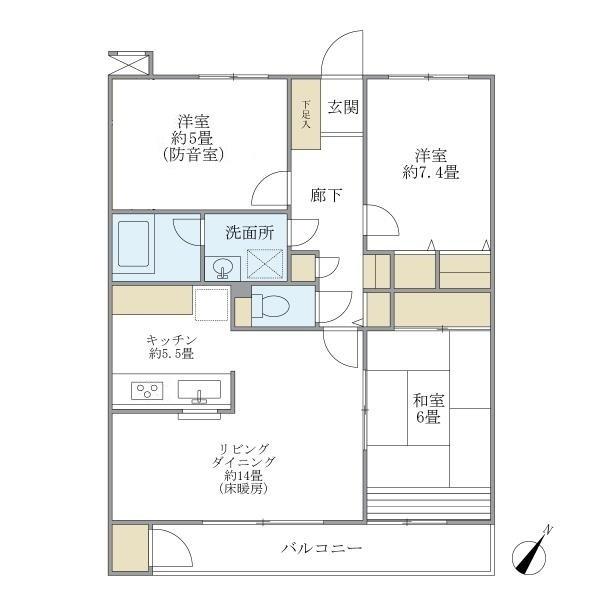 間取図(平面図)