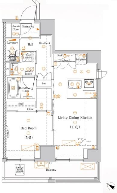 間取図(平面図)