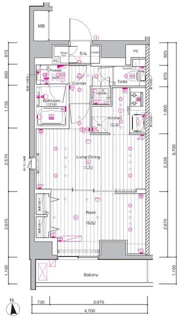 間取図(平面図)
