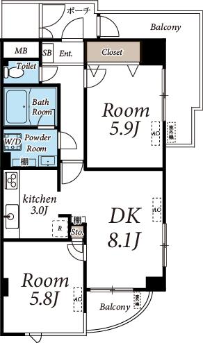 間取図(平面図)