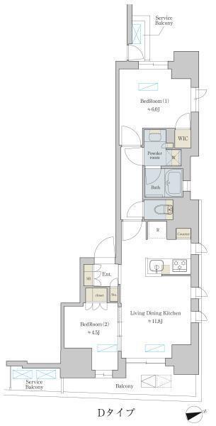 間取図(平面図)