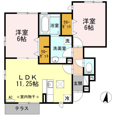  間取り図写真