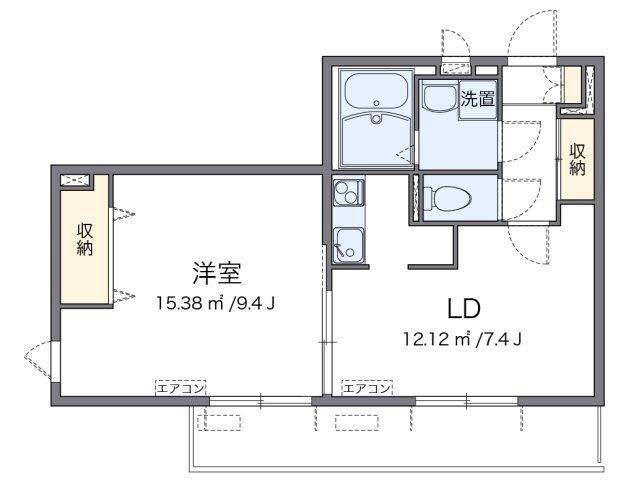代表的な間取のため実際の間取とは異なる場