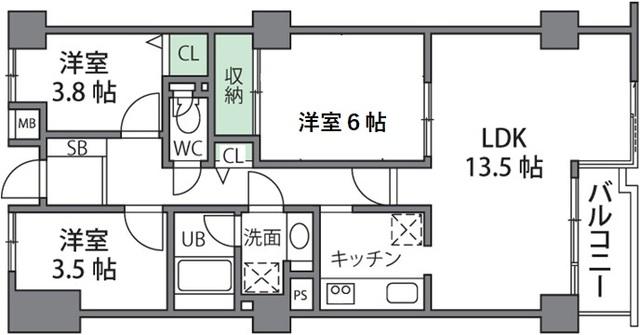 ★間取り★　反転タイプあり