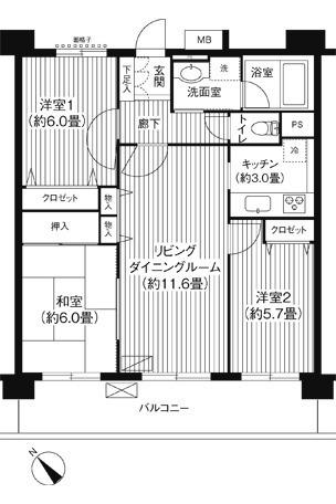 間取図(平面図)