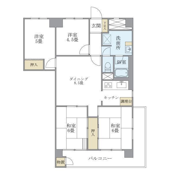 間取図(平面図)