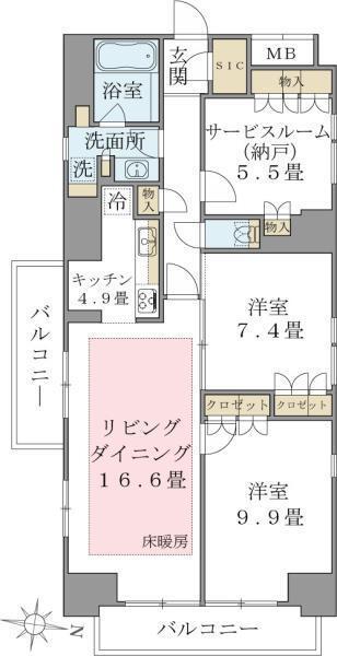 間取図(平面図)