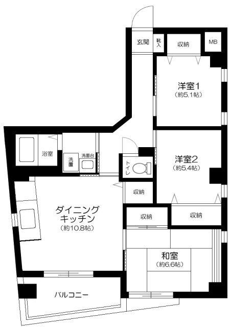 間取図(平面図)