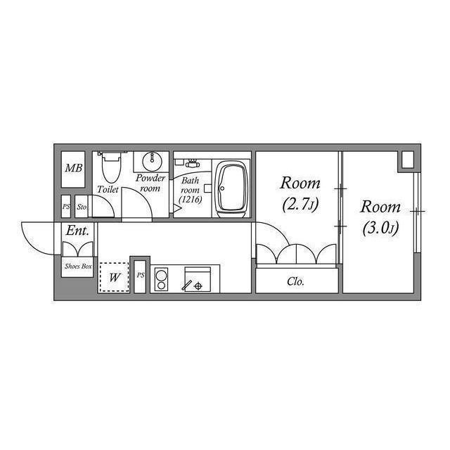 オーパスホームズ千駄木（0602） 間取り図画像