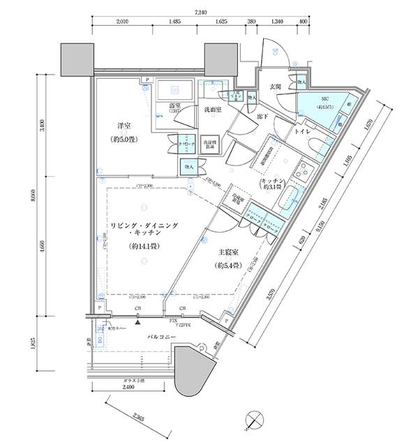  間取り図写真