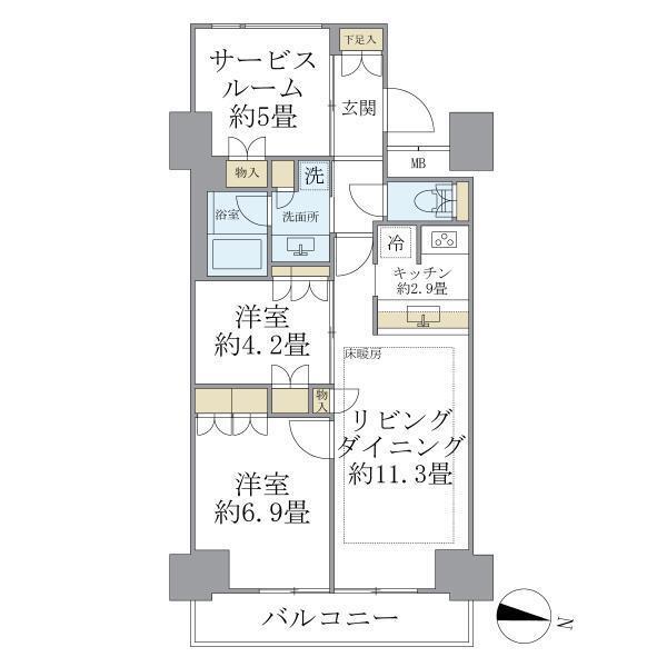 間取図(平面図)