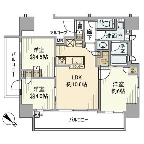 間取図(平面図)