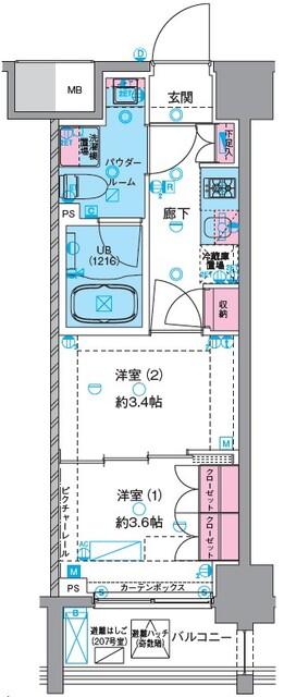 間取図(平面図)