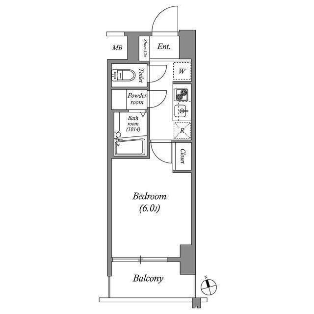エスタート品川南大井（0203） 間取り図画像