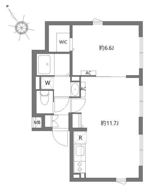 エルファーロ池尻（0104） 間取り図画像