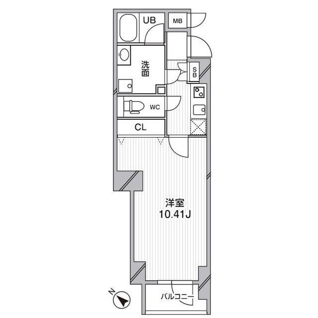 ルクレ西馬込（0208） 間取り図画像