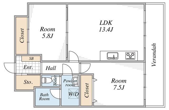 代々木ハイライズ（205） 間取り図画像