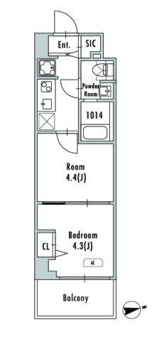 GRANPASEO押上八広（403） 間取り図画像