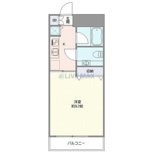 メゾン・ド・ヴィレ駒形（507） 間取り図画像