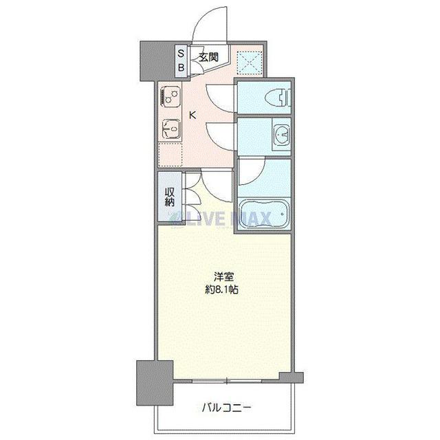 プレスタイル菊川（1203） 間取り図画像