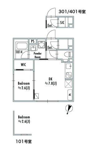 GRAN PASEO 鷺ノ宮（401） 間取り図画像