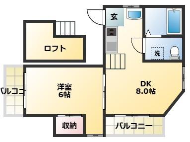 Arts沼袋（204） 間取り図画像
