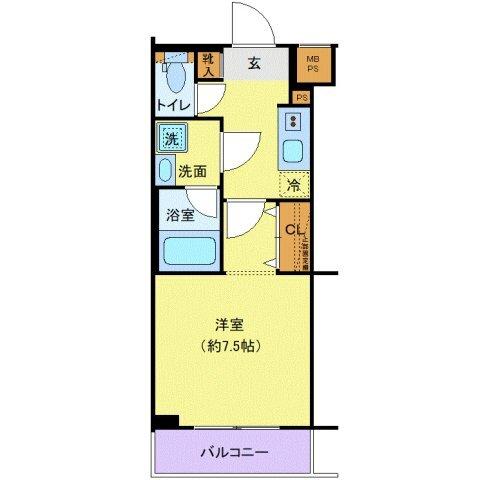 クレヴィスタ常盤台（203） 間取り図画像