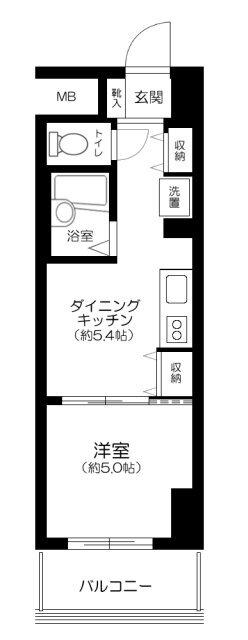 ヴィンテージ中目黒 間取り図画像