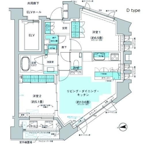 ザ・パークハウス代官山レジデンス（802） 間取り図画像