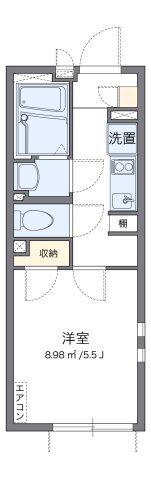 クレイノトルース　Ⅲ（301） 間取り図画像